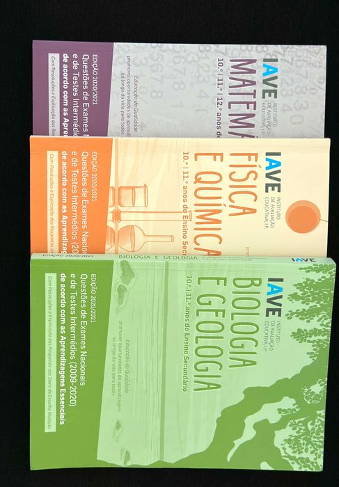 Livros de Questões de Exames Nacionais do IAVE