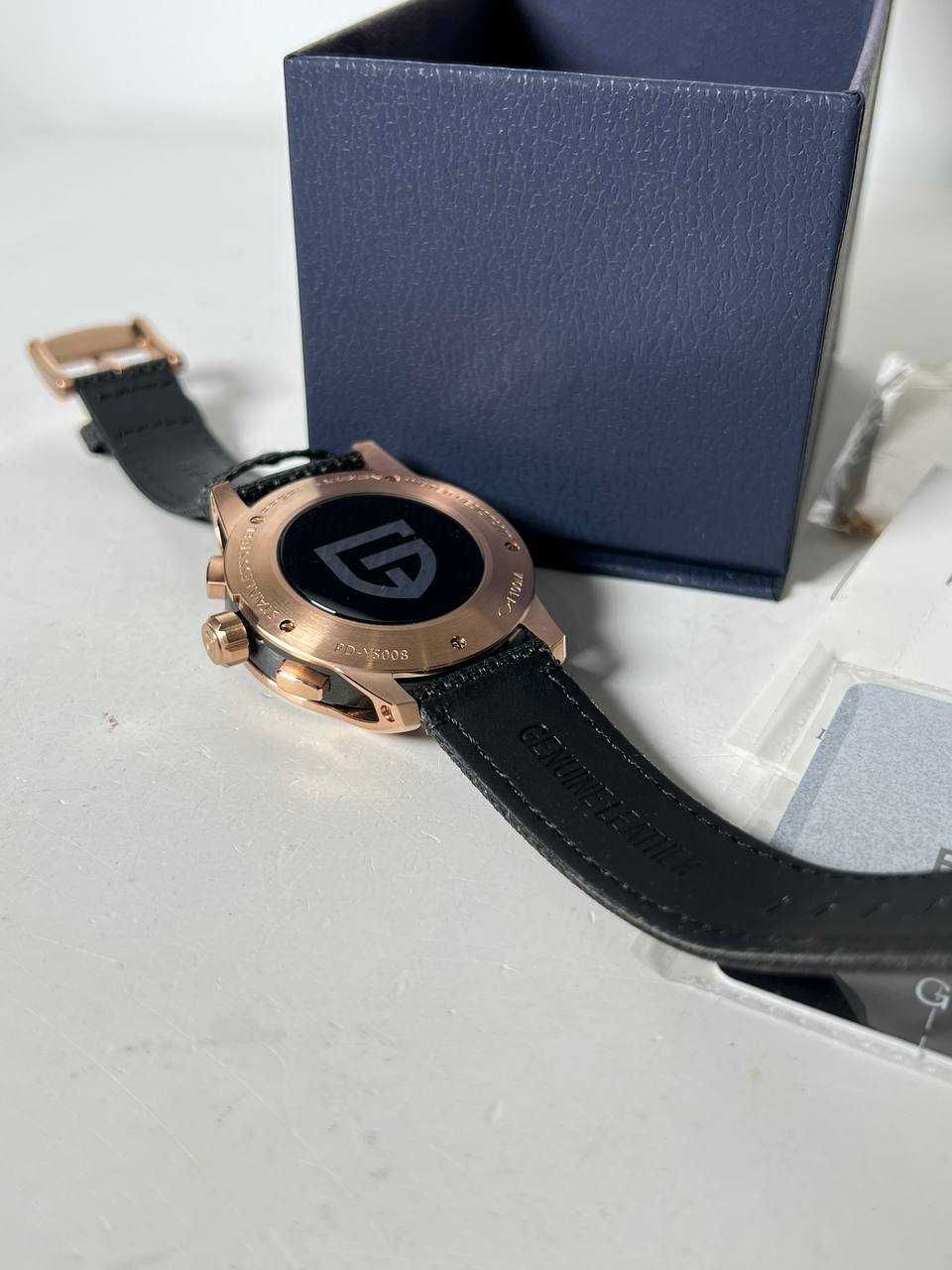 Часы Pagani Design YS008 Rose Gold-Brown, 41 mm