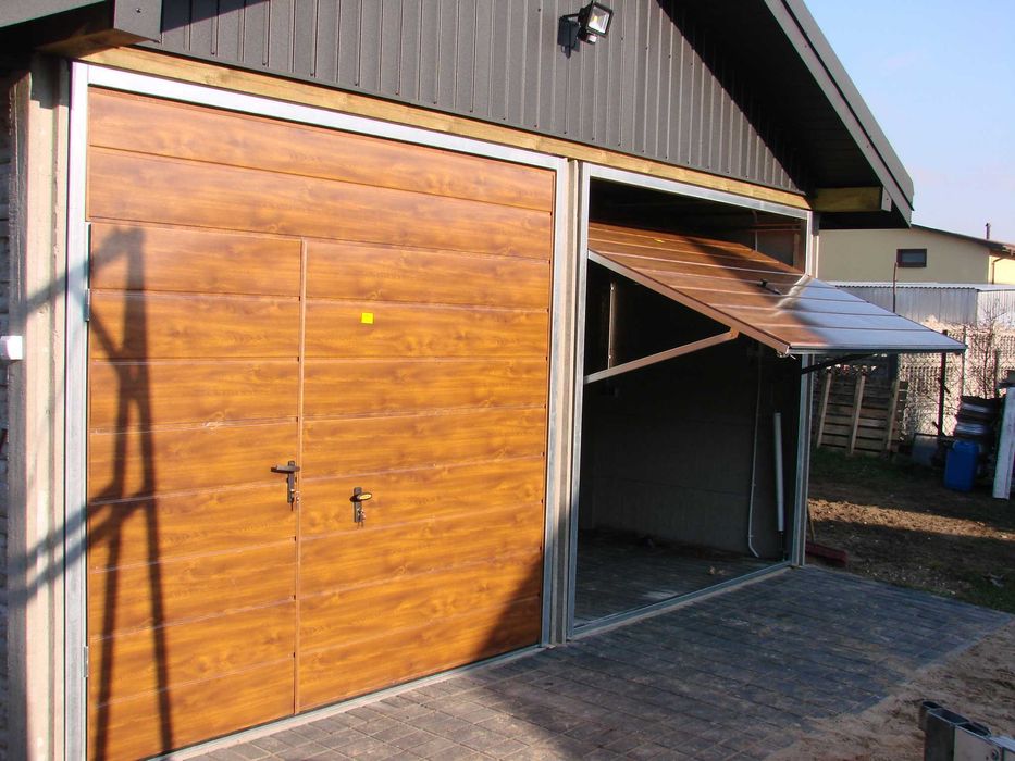 Brama Uchylna/Skrzydłowa RAL/BTX/Złoty Dąb/Dąb Bagienny/Orzech