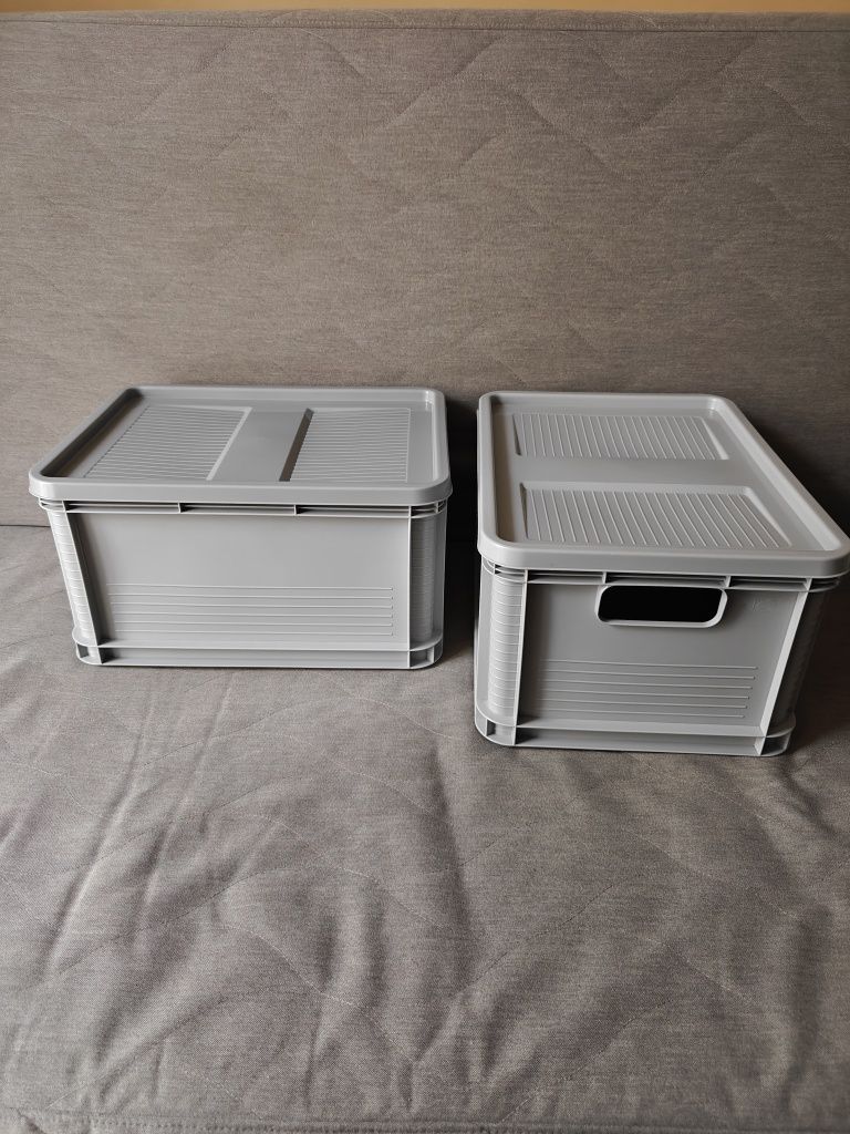 Pojemnik Keeeper Robusto Box 20l z pokrywką szary