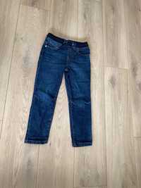 Spodnie jeansowe dla chłopca rozmiar 110 116 cm slim cienki jeans