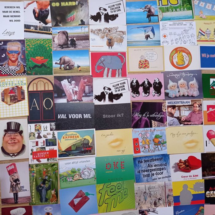 Pocztówki zagraniczne - śmieszne, ciekawe - 226 sztuk.