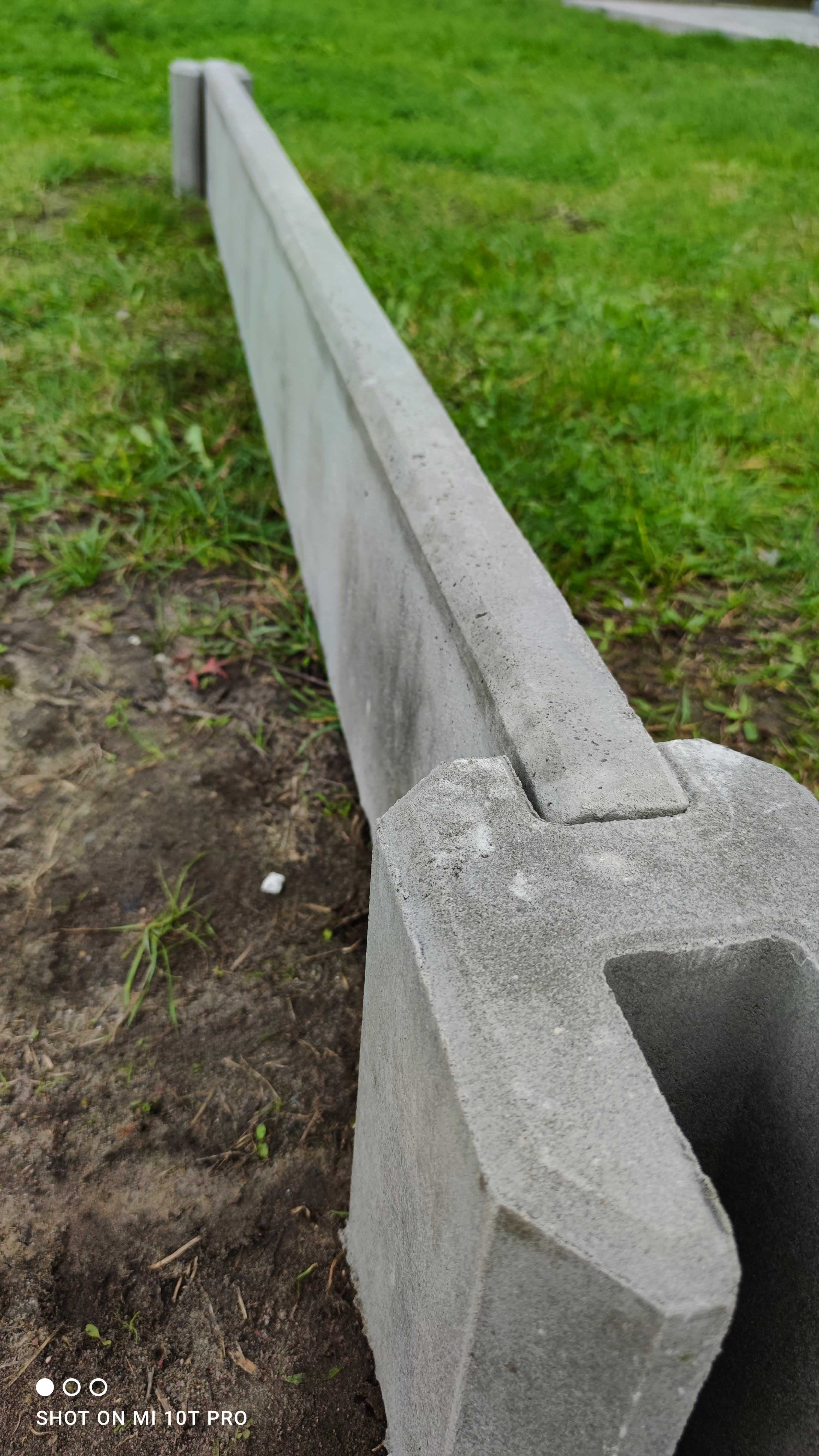Podmurówka betonowa, łączniki betonowe