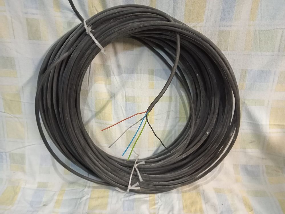 Cabo XV 5G1.5 mm² 0.6-1KV Preto Electrico condutor