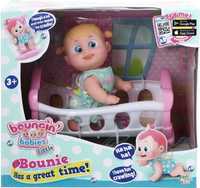 Кукла Bouncin' Babies Bounie в кроватке