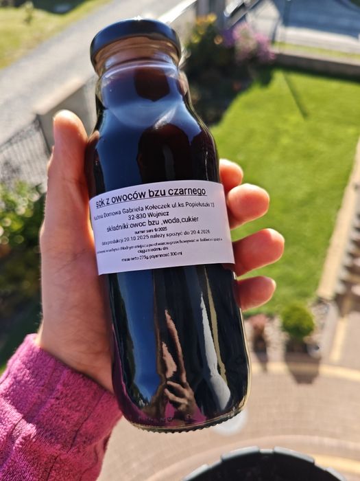 Sok z owoców bzu czarnego