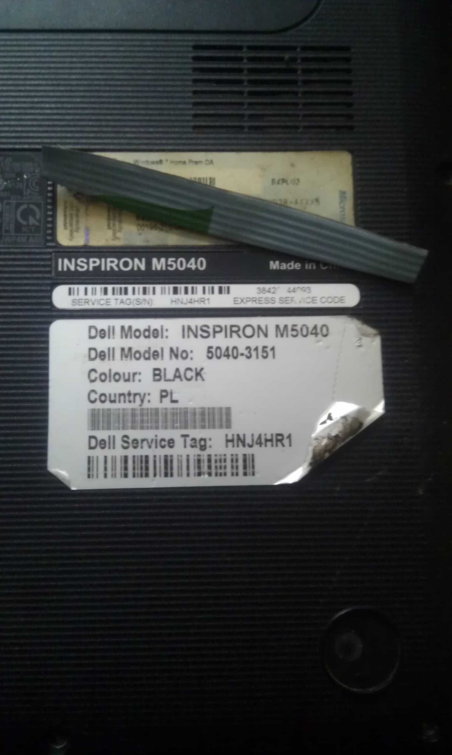 Laptop Dell Inspiron M5040 radeon sprawny do naprawy części