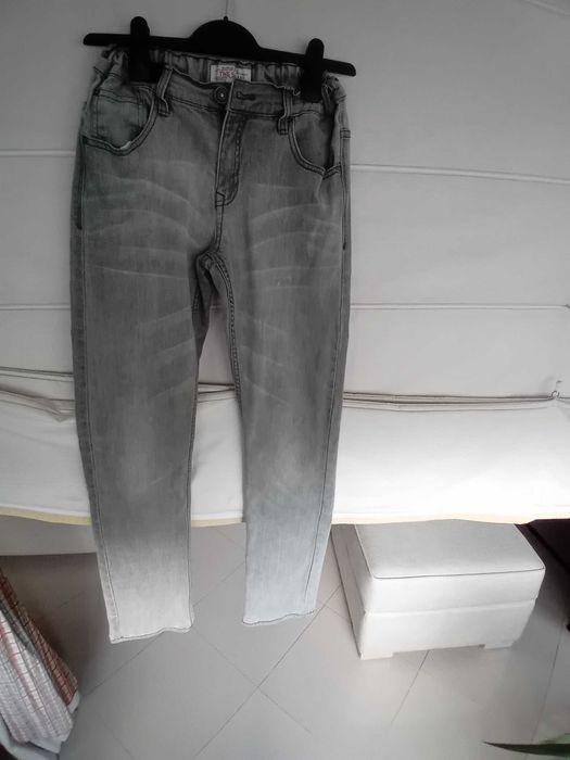C&A Gray Denim Pants, Boy Size 164, in Good Condition64552908247554120