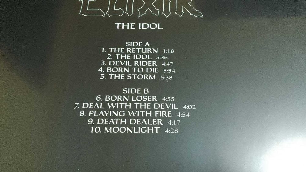 Elixir -  The Idol. запечатанный британский винил