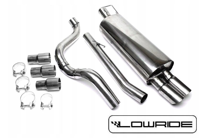 VW GOLF 4 MK4 Audi A3 8L Sportowy układ wydechowy przelotowy 2,5" TA