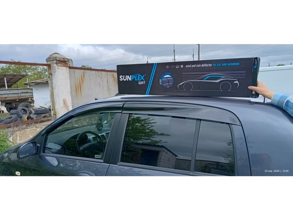 Hyundai Getz Вітровики (4 шт., Sunplex Sport)
