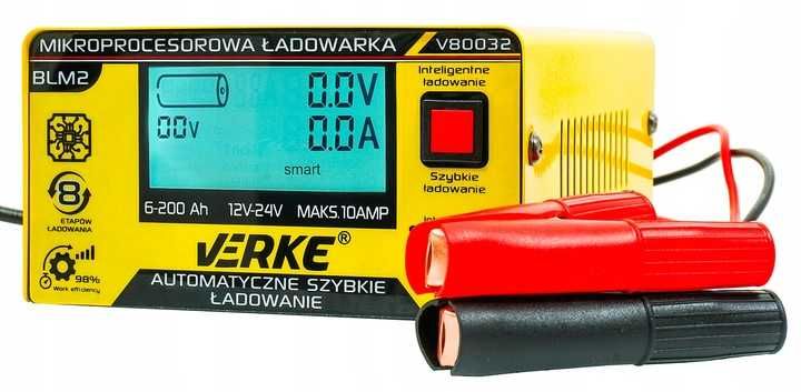 Prostownik mikroprocesowy samochodowy do ładowania aku n12/24V10A
