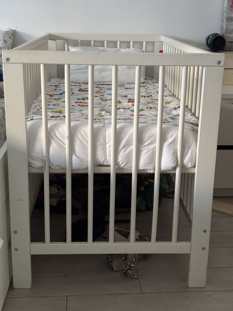 Berço de bebe com colchao