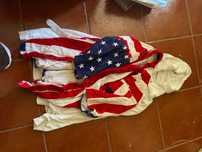 roupao tamanho 8 com bandeira americana