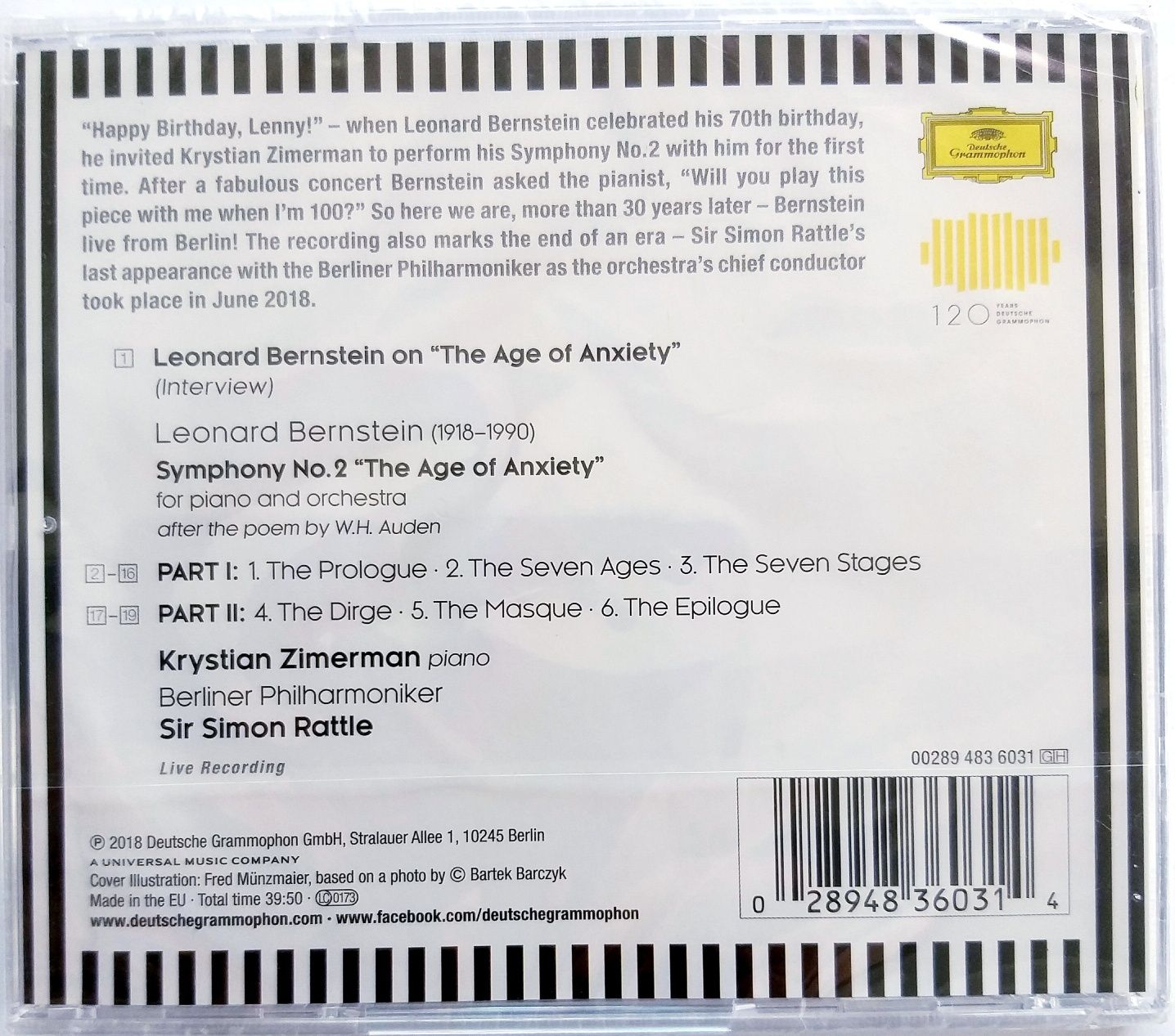 Leonard Bernstein Simon Rattle Krystian Zimerman Symhony 2018r
