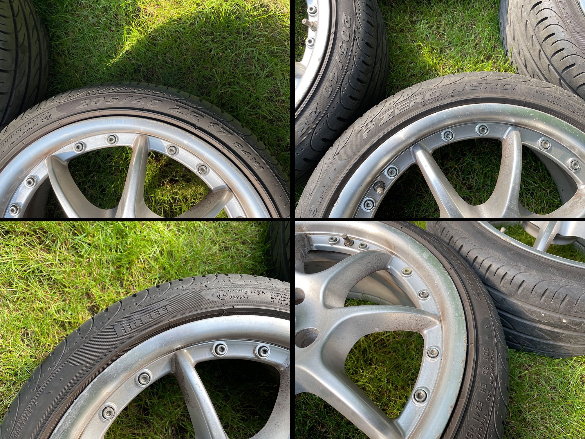 Zestaw felg Speedline Corse 4x100 | 7.5jx17" | ET35 | opony Pirelli