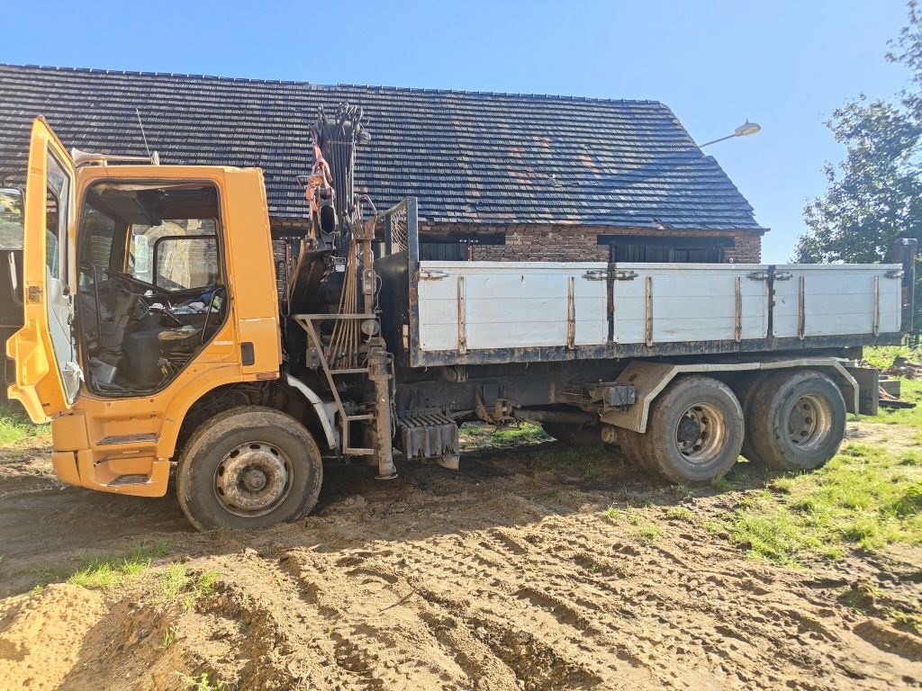 Daf CF75 wywrotka HDS sprawny, jeżdżący, kiper 3 strony,