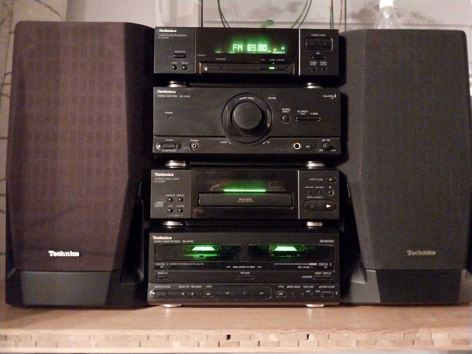 Wieża Technics ST-CH530,SE-CH530,SL-CH530,RS-CH730+pilot+2szt kolumny