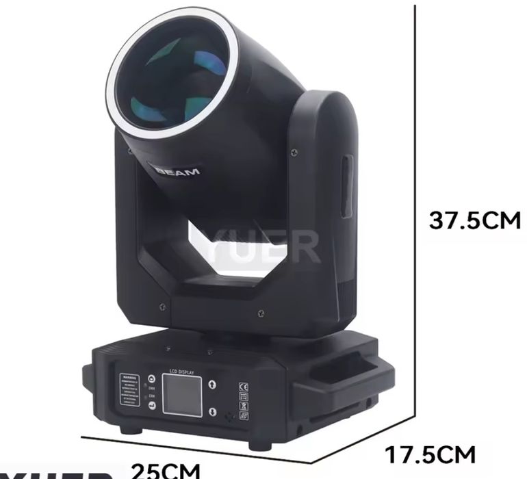 Beam led 200w com aro