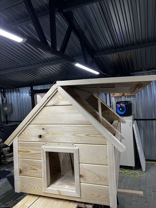 Buda dla psa ocieplana