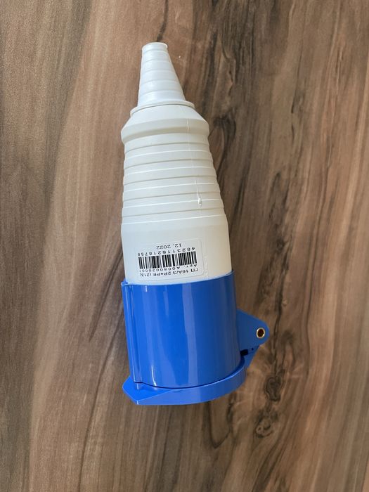 Силова розетка ДП 16А/3 2Р+РЕ 220-250В IP44 АСКО-УКРЕМ