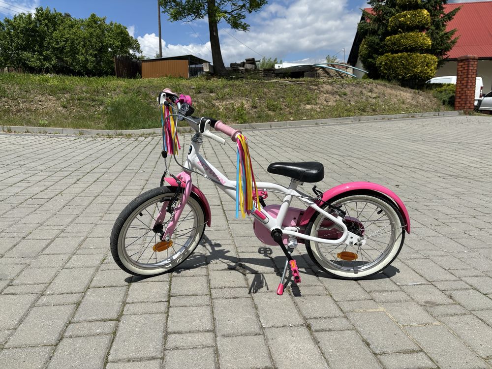 Rower rowerek dziewczece Btwin 16 cali Decathlon Docto Girl 500
