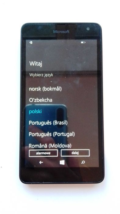 Microsoft Lumia 535 black telefon smartfon czarny