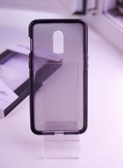 Чехол OnePlus 6t Tech21 EvoCheck чёрный фирменный для ван плас