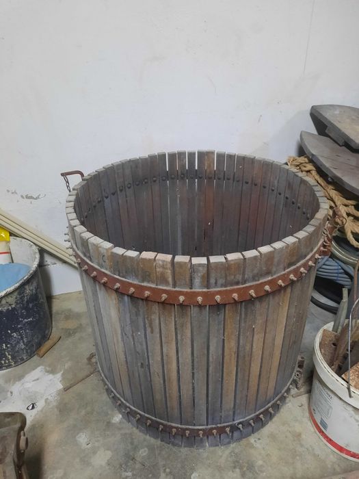 Prença de uvas para vinho