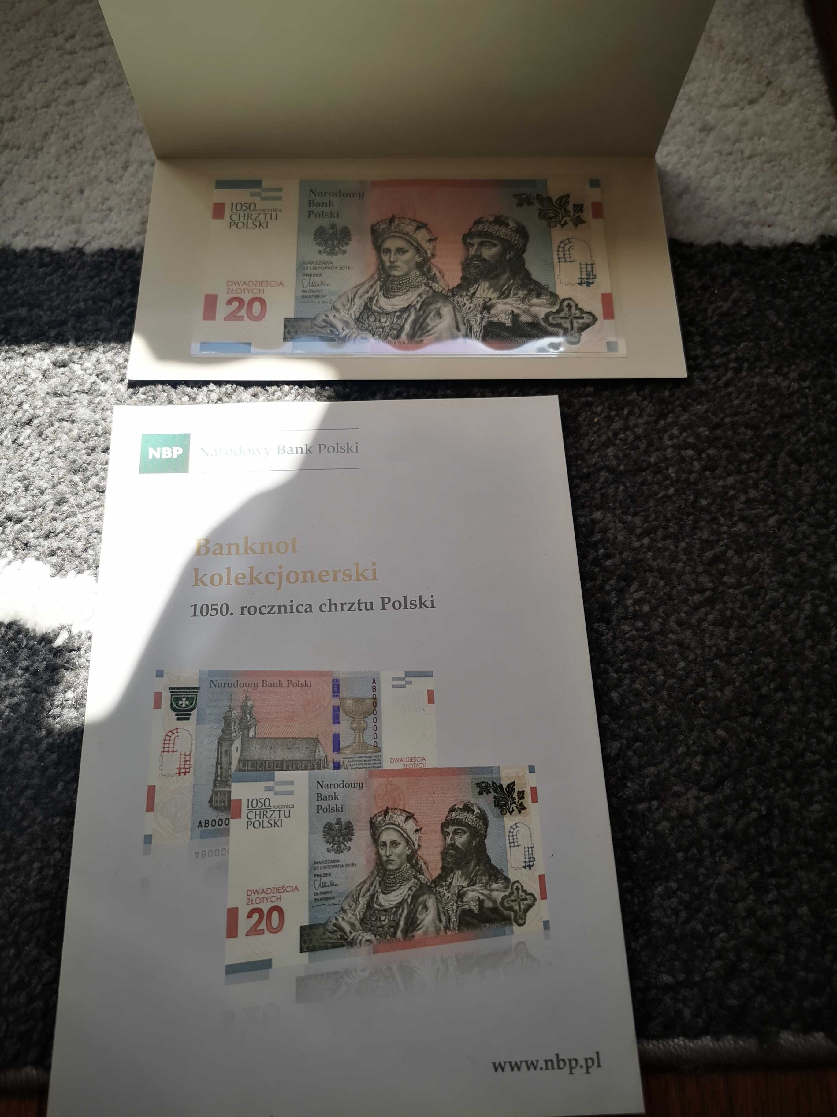 Banknoty kolekcjonerskie NBP, Chrzest Polski, Legiony Polskie, Bitwa