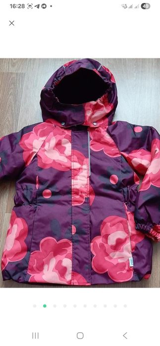 Куртка + комбінезон зимовий для дівчинки lassie 128р