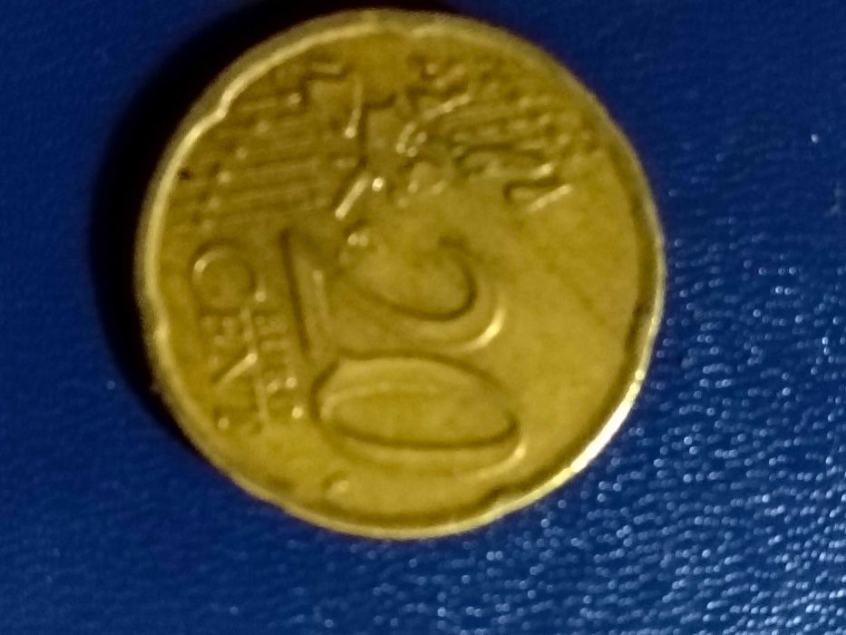 Moeda 2€ Áustria 2002 entre outras moedas raras