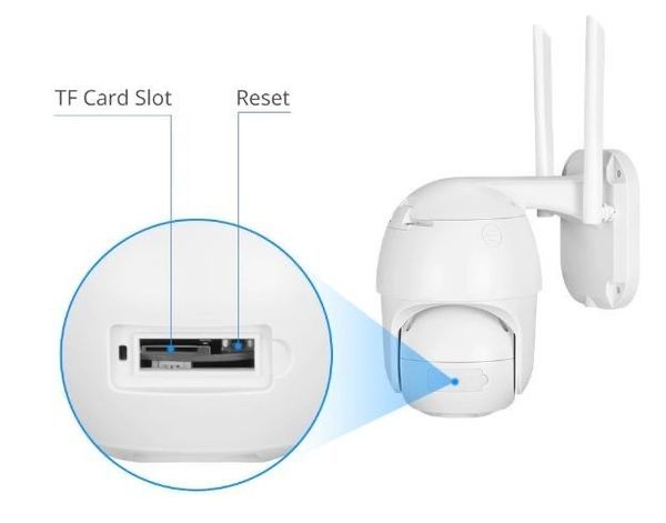 Камера Відеоспостереження PTZ IP 1080P HD 2.0MP WIFI