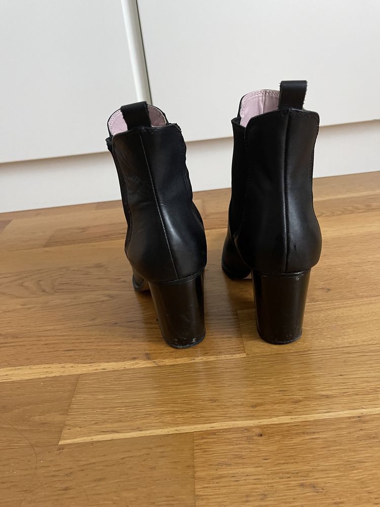 Botins Zara pretos 38