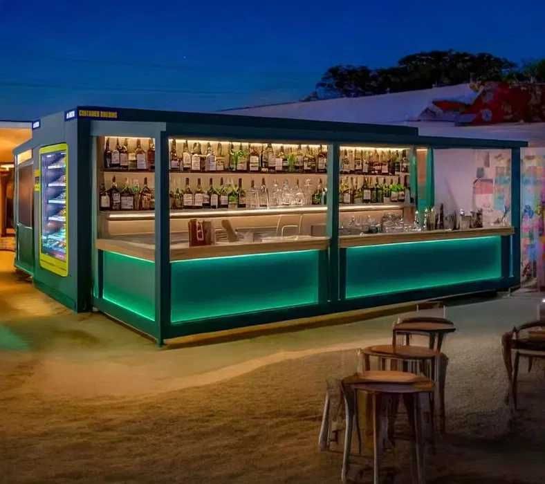 Kontener gastronomiczny bar sklep nad morze usługowy kebab lody NOWY