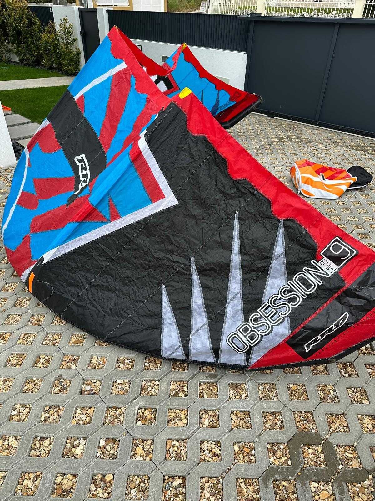 Kitesurf RRD OBSESSION 9 mt Completo ( Barra + Bomba)