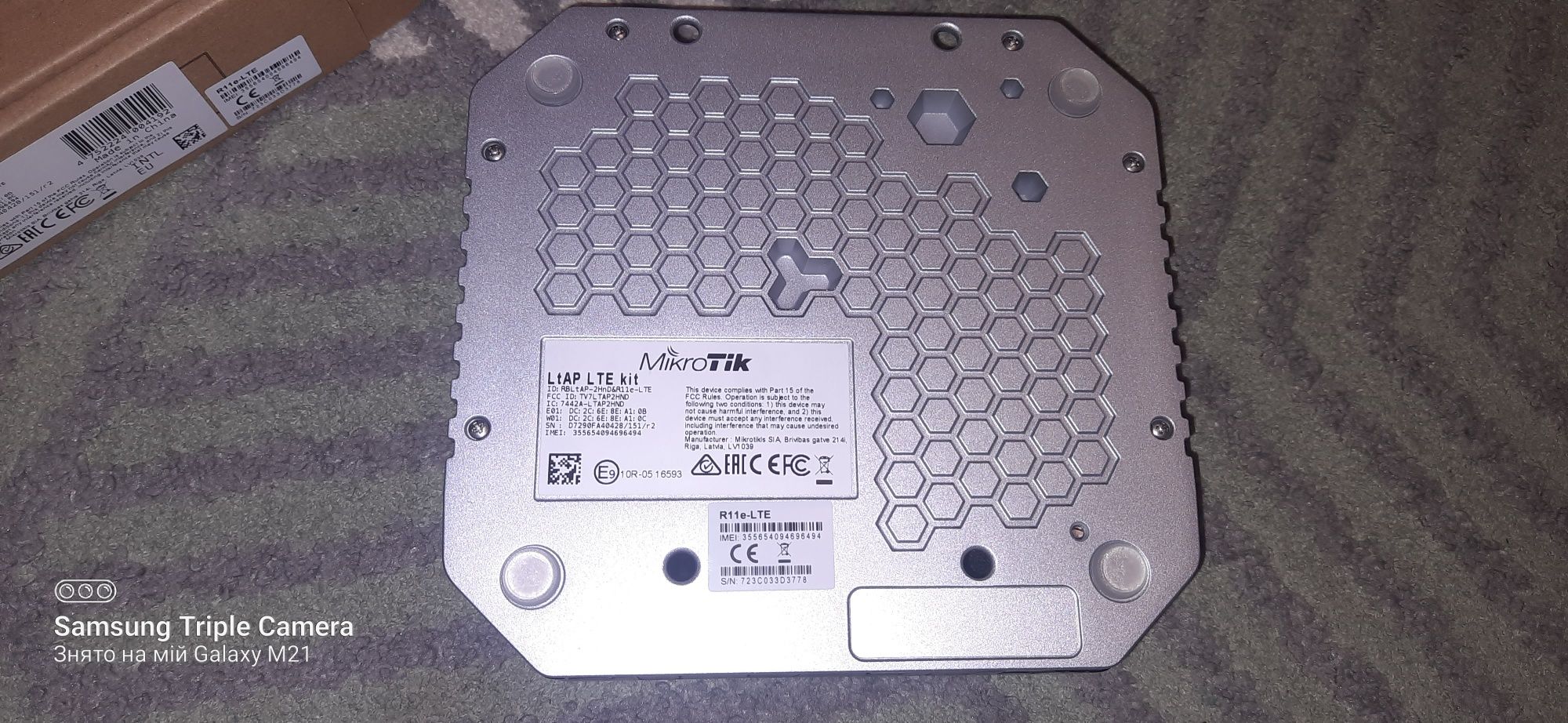 Wi-Fi Mikrotik RBLtAP-2HnD&R11e-LTE