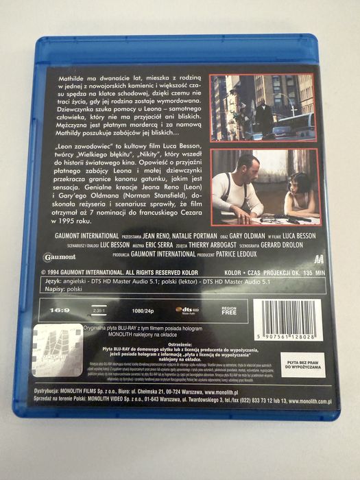 Leon Zawodowiec Blu-Ray wersja reżyserska