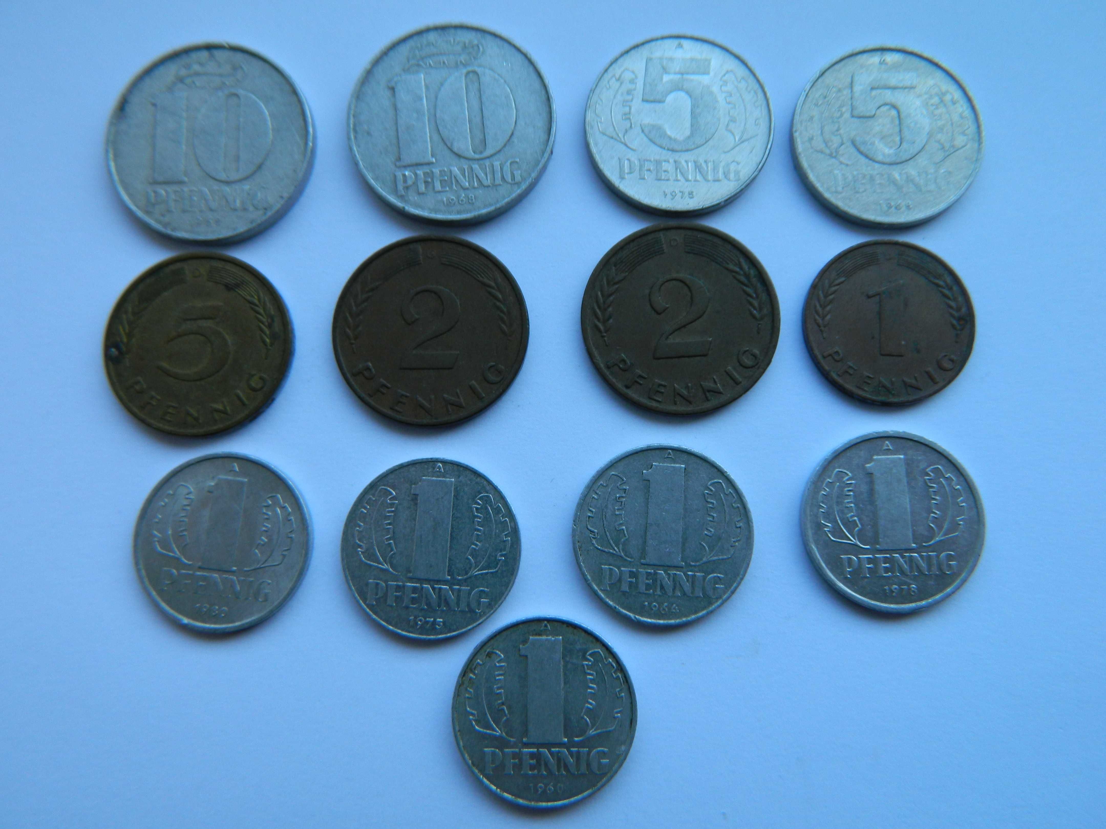 Monety zagraniczne – Niemcy NRD.