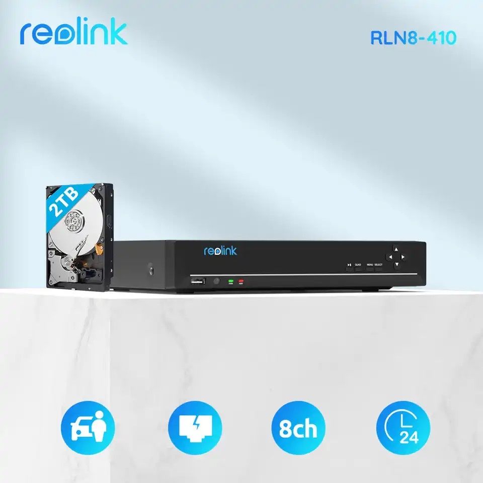 Комплект відеонагляду Reolink RLK8-810B4-A Poe