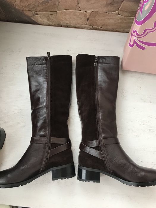 Нові сапожки осінні,6 моделей натуральна шкіра 37розмір