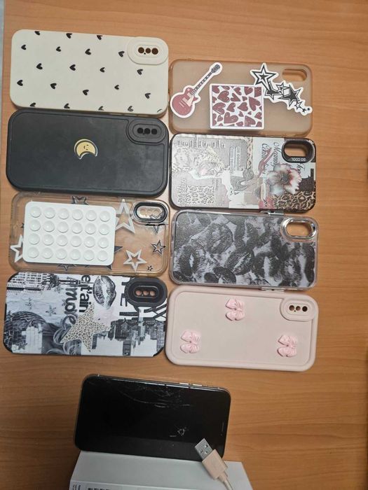 Oryginał iPhone XS 256Gb + pudełko+kabel+8 etui