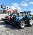 New Holland TD5.95  LKT 81 leśny John Deere 6310 New Holland TD5.95 Case Maxxum 110