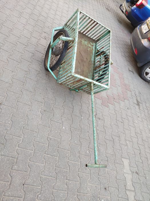 Wózek ogrodowy działkowy na działkę do motoru.