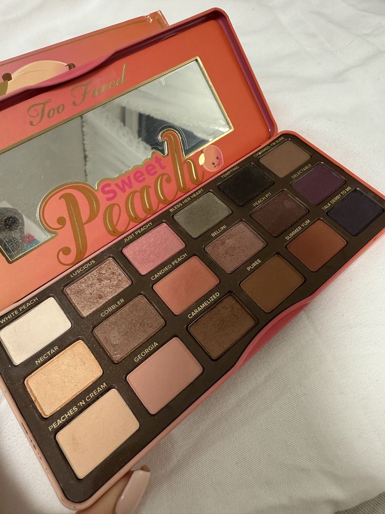 Too faced sweet peach paleta cieni