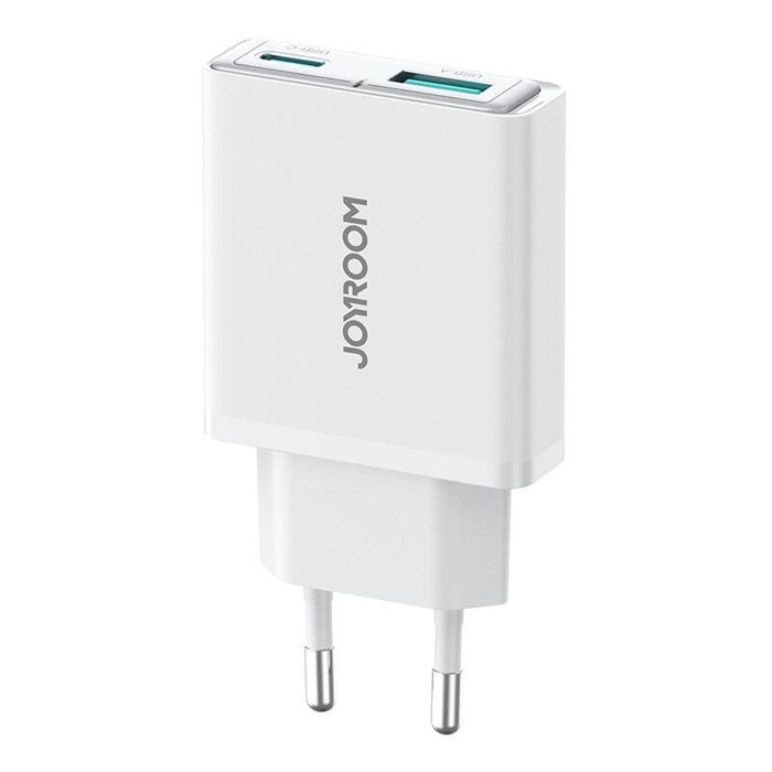 Ładowarka sieciowa Joyroom JR-TCF14 (A+C) Super Slim 20W (biały)