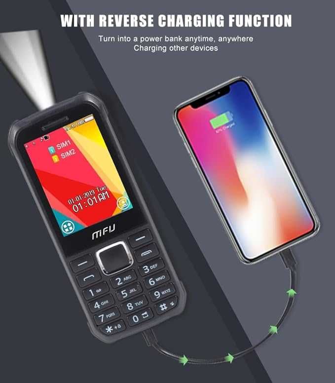 MFU A608 GSM 2G 2,4-calowy telefon z podwójną kartą SIM