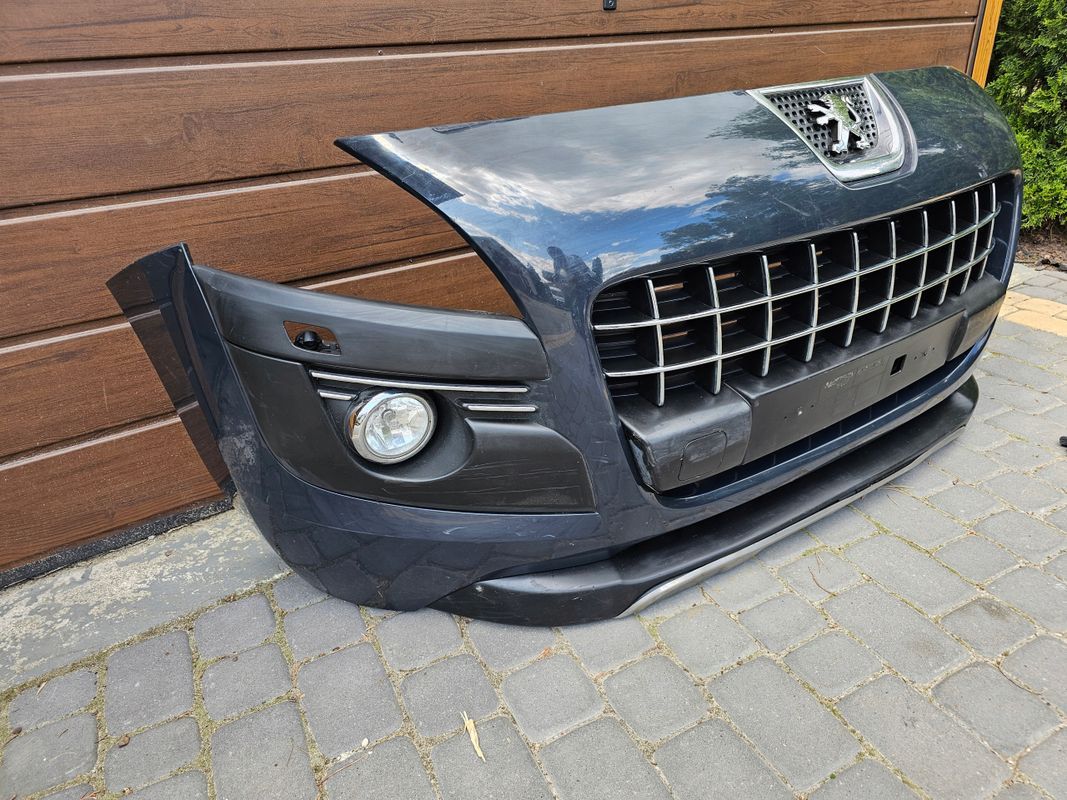 Zderzak Przedni Przod Peugeot 3008 I 09-16 xenon spryskiwacze podłoga