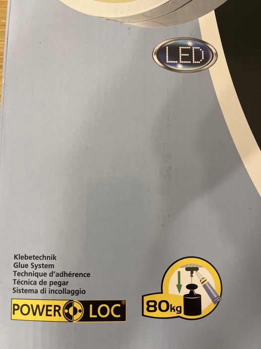 Lusterko kosmetyczne ścienne LED wenko NOWE