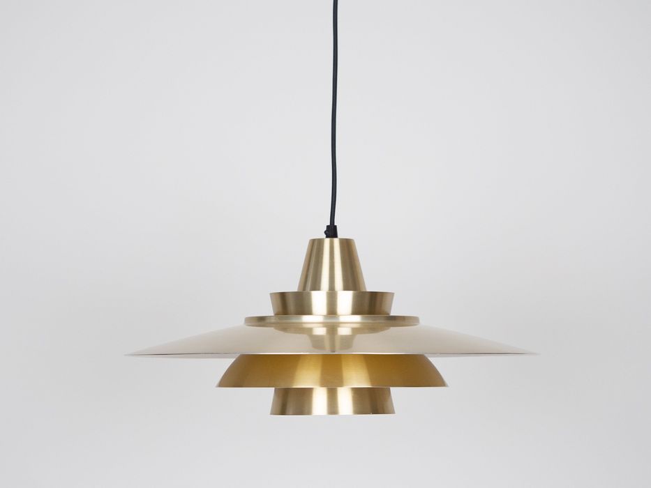 Duńska vintage lampa Superlight proj. David Mogensen, lata 80